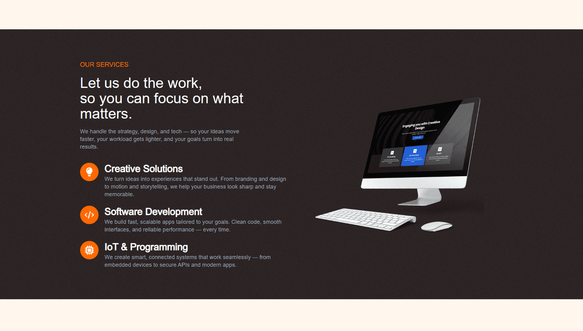 Krystal technology website heropage interface